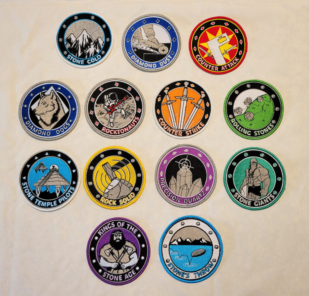 Team Logos for Surface Creations of Vermont - Embroidered patch version